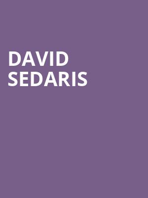 David Sedaris, Atwood Concert Hall, Anchorage